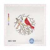 Snowy Cardinals