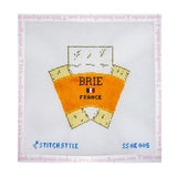 3D Wedge of Brie Cheese