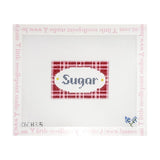 Sugar Red Plaid Tag