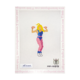 Aerobics Blue Lady