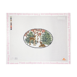 Fawn Oval Ornament