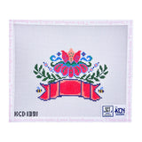 Danish Garden Coral Monogram