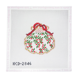 Holiday Vines Gilded Scallop