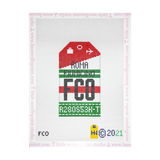 Rome Retro Travel Tag