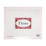 Flour Red Plaid Tag