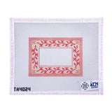 Pink Coral Monogram Pillow