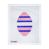 Pink and Blue Easter Egg