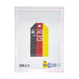 Germany Wee Flag Travel Tag
