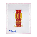 LOU Retro Travel Tag