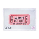 Admit Nothing