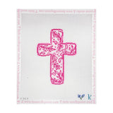 Chinoiserie Cross - Pink