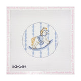Blue Rocking Horse