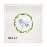 Baby Blue Rattle in Garland