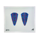 Scissor Case - Blue with Red Bows