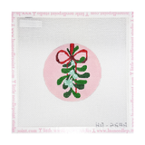 Pink Mistletoe Round