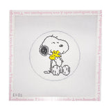 Peanuts - Snoopy Hugging Woodstock Round