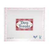 Dog Treats Red Plaid Tag