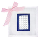 Self Finishing Passport Cover - Navy