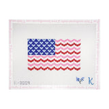USA Flag with Hearts