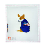 Corgi In US Sweater