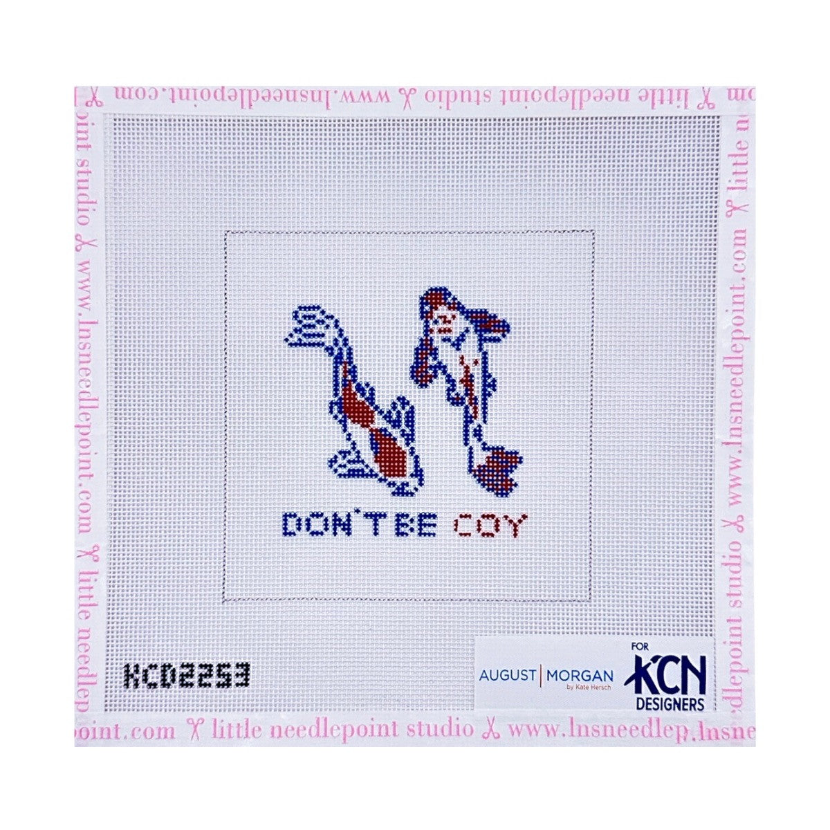 Don't Be Coy – Little Needlepoint Studio