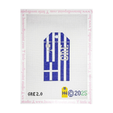Greece Wee Flag Travel Tag