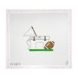 Tailgating Cooler with Football