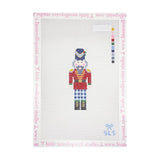 Gingham Nutcracker with Blue Pants