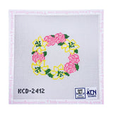 Monogram Floral Wreath