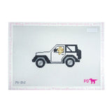 Jeep Wrangler with Dog