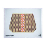 Pink Rope Basket Clutch