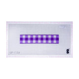 Gingham Lavender Fob