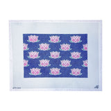 Navy Lotus Clutch