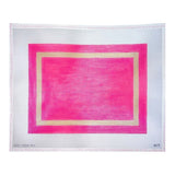 Three Initial Pink/Ivory Pillow