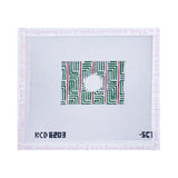 Pink & Green Luggage Tag