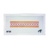 French Keychain Pink and Orange