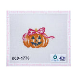 Pumpkin with Pink Bow