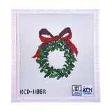 Monogram Red Wreath