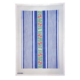 Ribbon Ticking Trifold Clutch