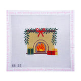 Christmas Fireplace with Stitch Guide
