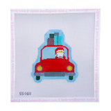 Santa's Red Car with Stitch Guide