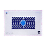 Squiggle Wave  Purse Insert -Pool