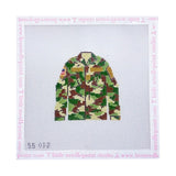 Army Camouflage Uniform with Stitch Guide