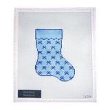 Mini Blue Bow Stocking