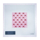 Pink Bow Square